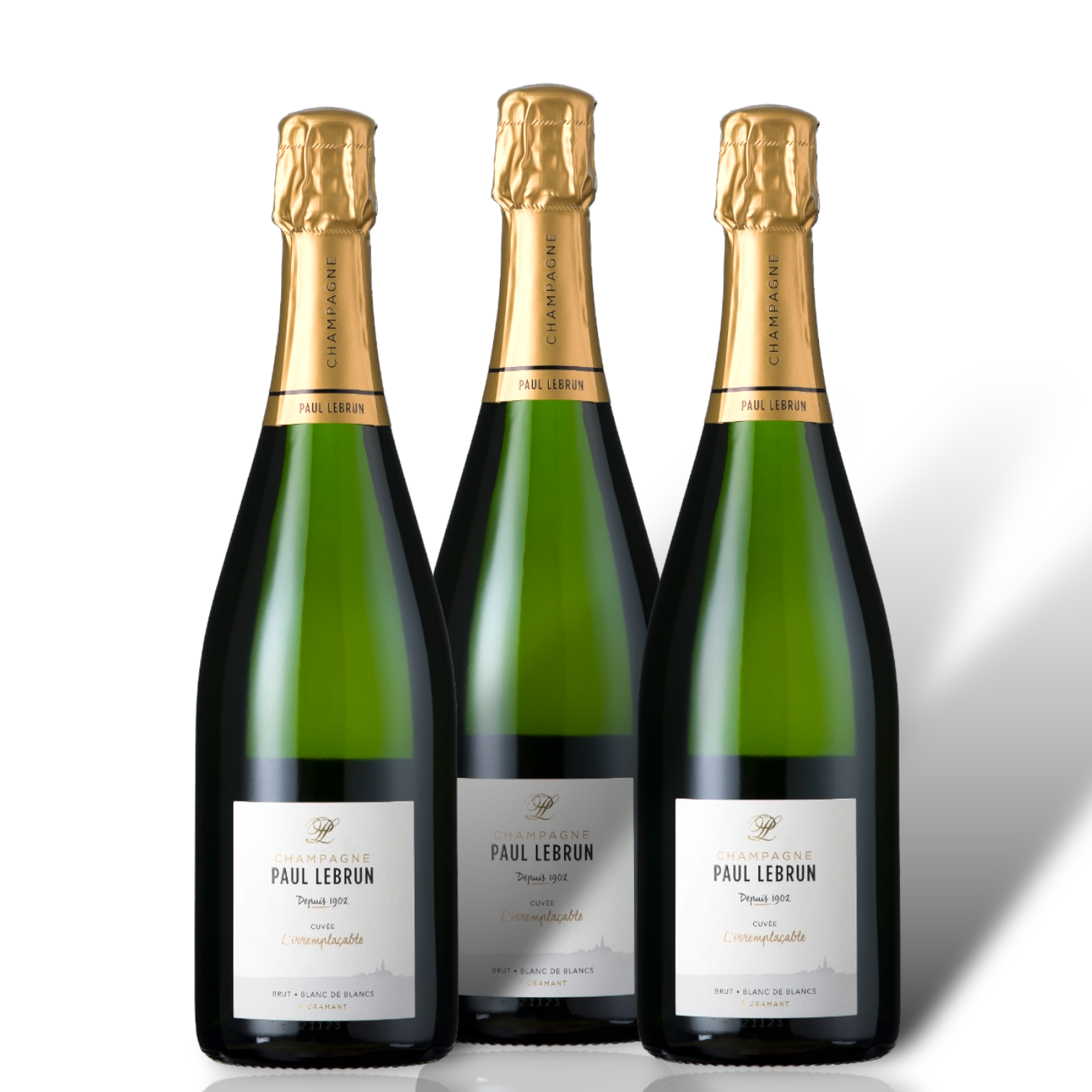 Paul Lebrun, Blanc De Blancs Brut, L’Irremplaçable, Champagne, France NV